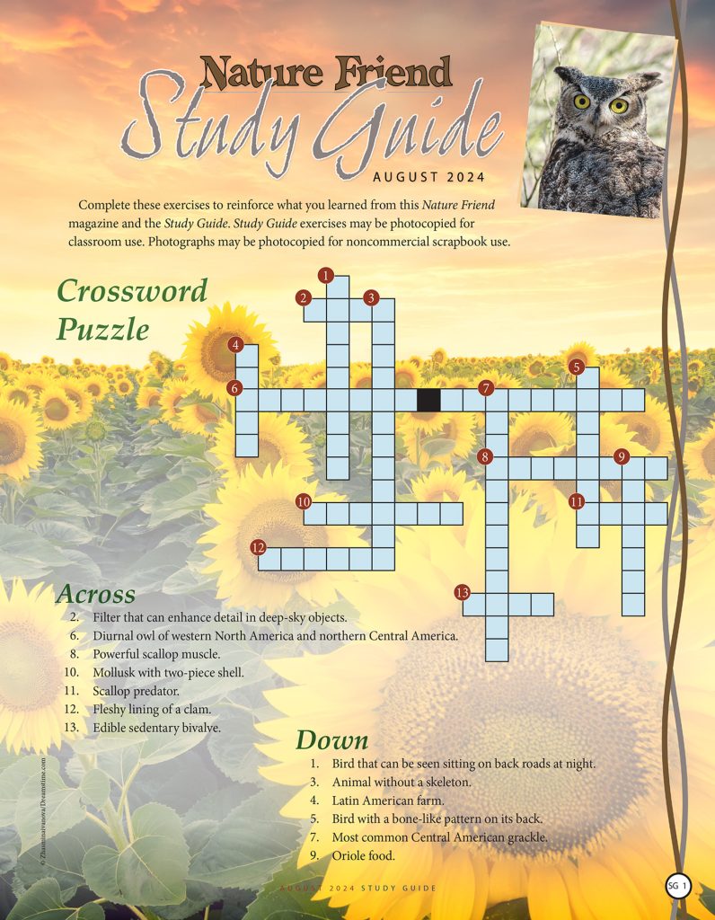 nature crossword puzzle