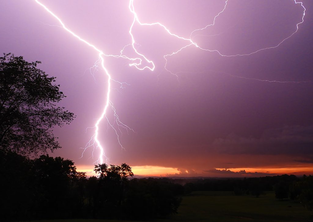 lightning bolts