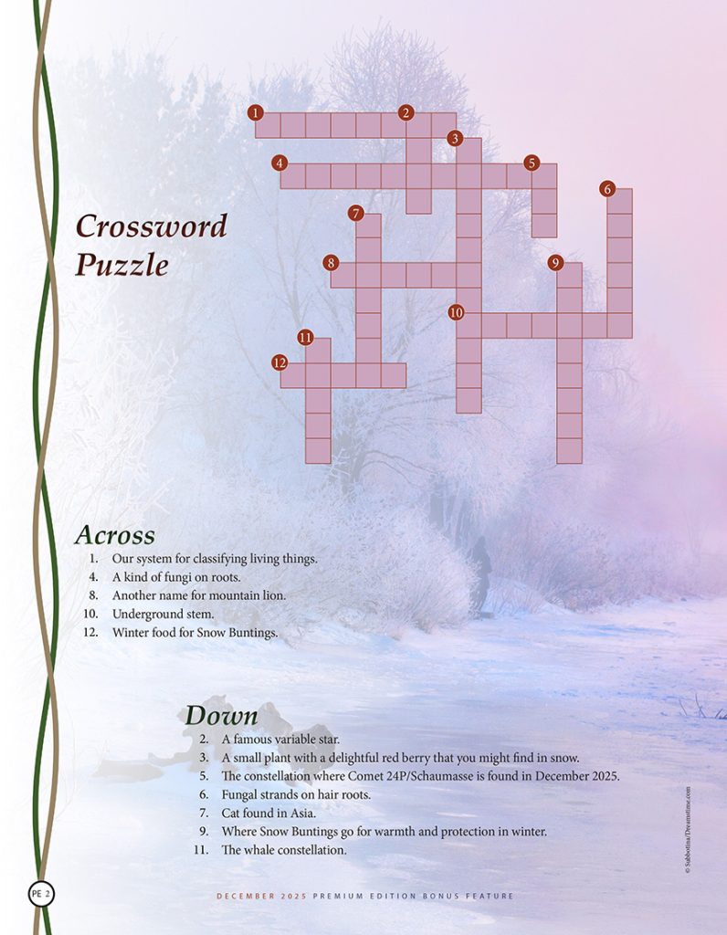 nature crossword puzzle