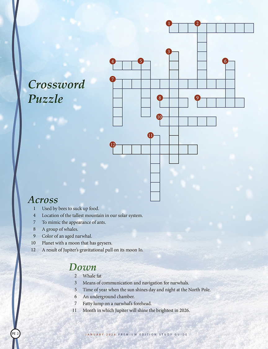 nature crossword puzzle