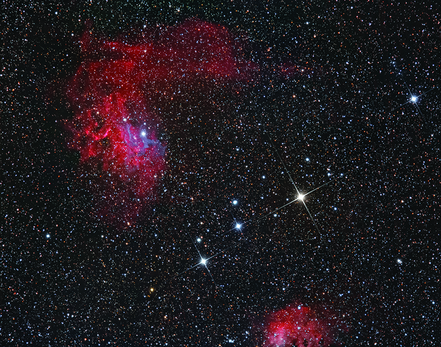flaming star nebula