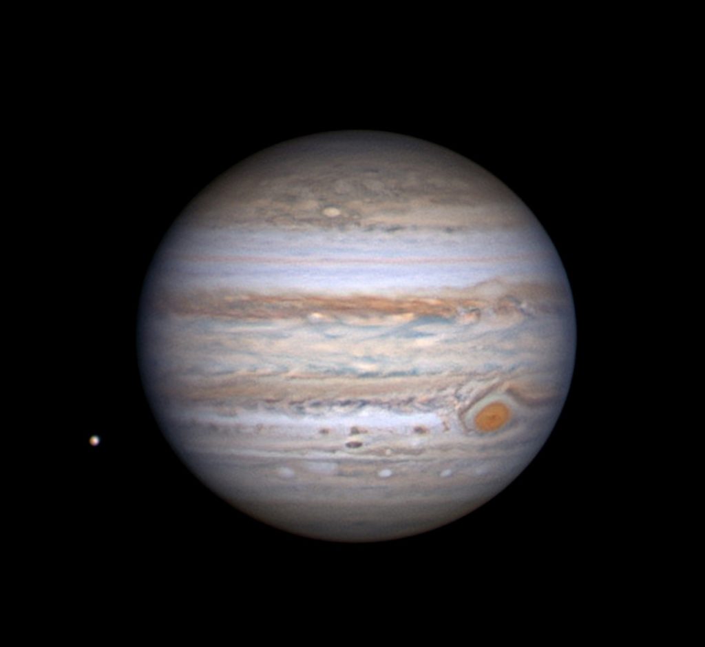 jupiter and a moon