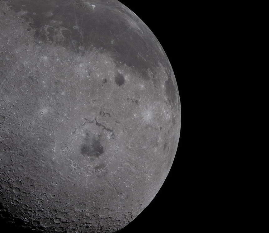 Orientale Basin on Moon