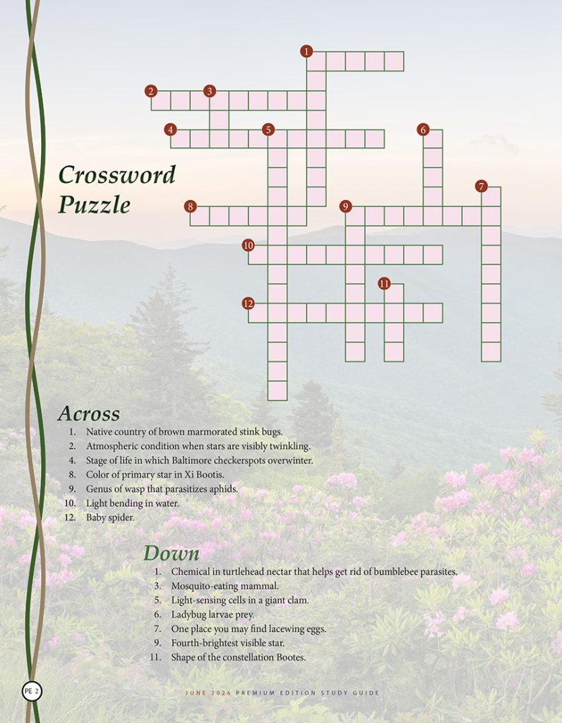 nature crossword puzzle