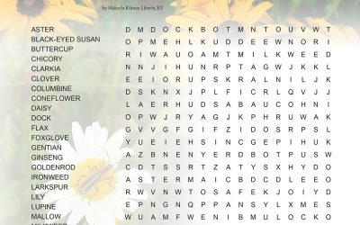 Flower Word Search