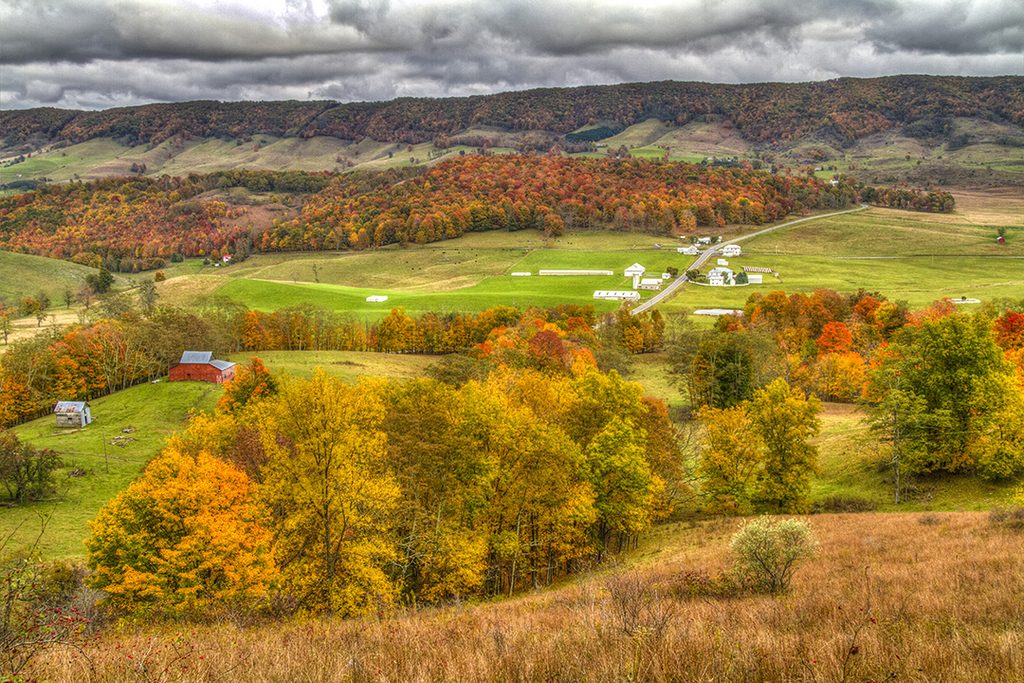 Hightown, Highland County, Virginia, fall foliage