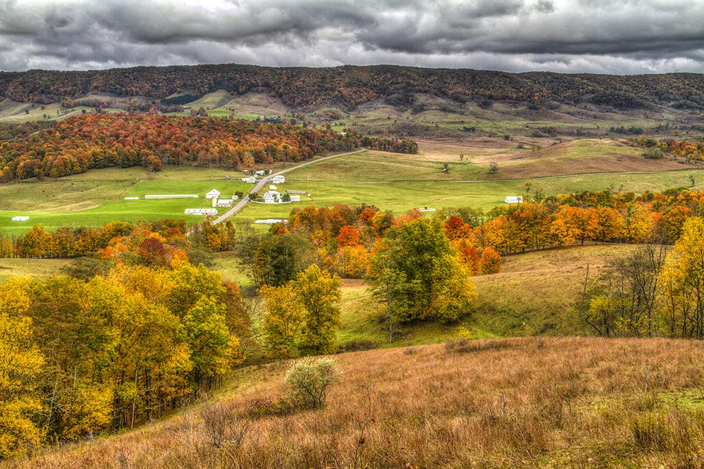 Hightown, Highland County, Virginia, fall foliage